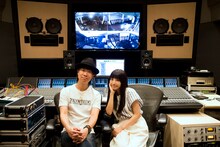 左からmiwa、ハジ→。