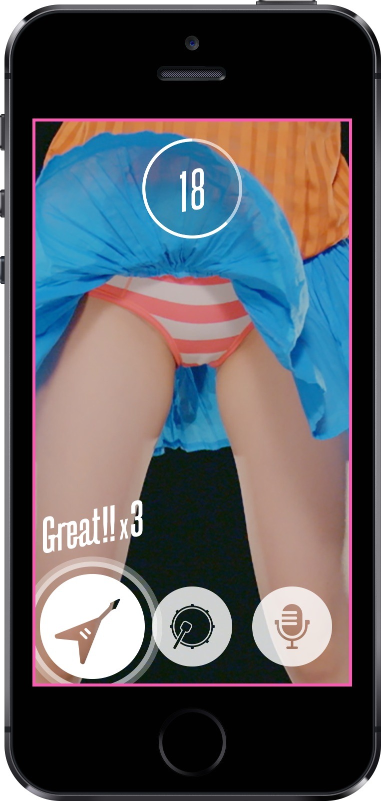 「Rock 'n' Roll Panty」スマホゲームキャプチャ