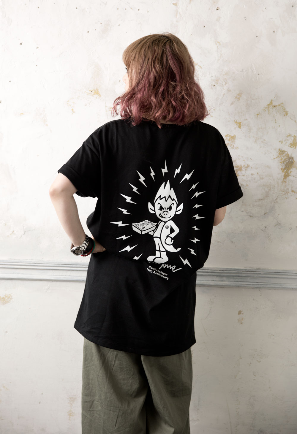 「Snoc ONE-PIECE」ブラックのバックデザイン。