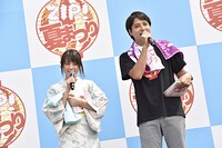 左から北乃きい、桝太一。（Photo by KEIKO TANABE）