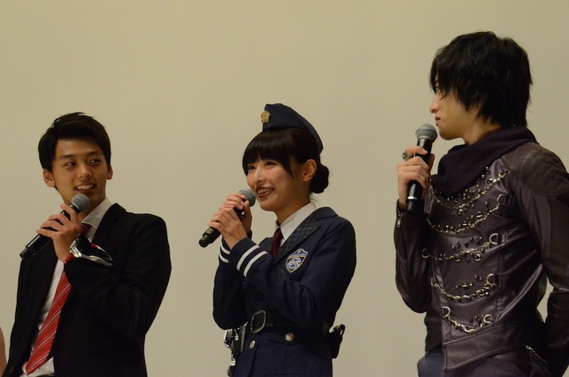 竹内涼真、内田理央、上遠野太洸。