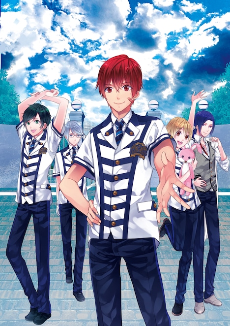 「私立九瓏ノ主学園アルスマグナ活動日誌」のキービジュアル。
