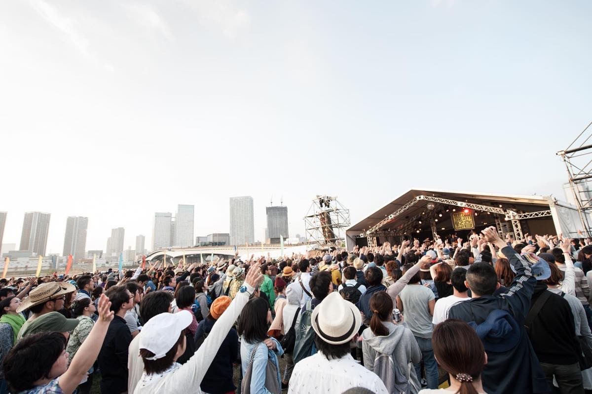 4月に初開催された「豊洲野音CARNIVAL」の様子。