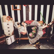 SHAKALABBITS「神ノ街シアター」ミュージックビデオ撮影の様子。