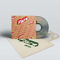 Flare「Leaps」ジャケットと初回プレス分付属トートバッグ。