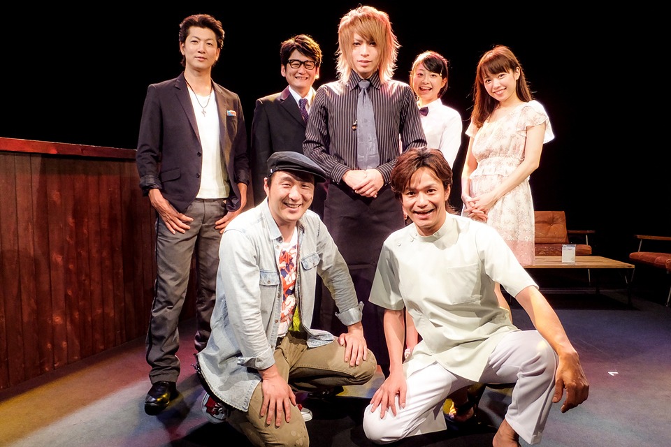 舞台「ハグ屋」の出演者。