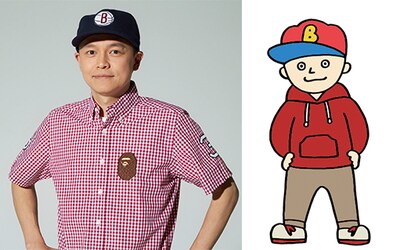 Bose（スチャダラパー）本人と「出番ですよ！オニギリズ」ゲストキャラクターのBose。 (c)映画・チャンネルNECO