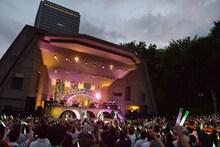 「Negicco at 日比谷野外音楽堂 Road of Negiiiiii ～Negicco One Man Show～ 2015 Summer」の様子。