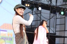 道頓堀歌劇団の根岸可蓮。（撮影：笹森健一）