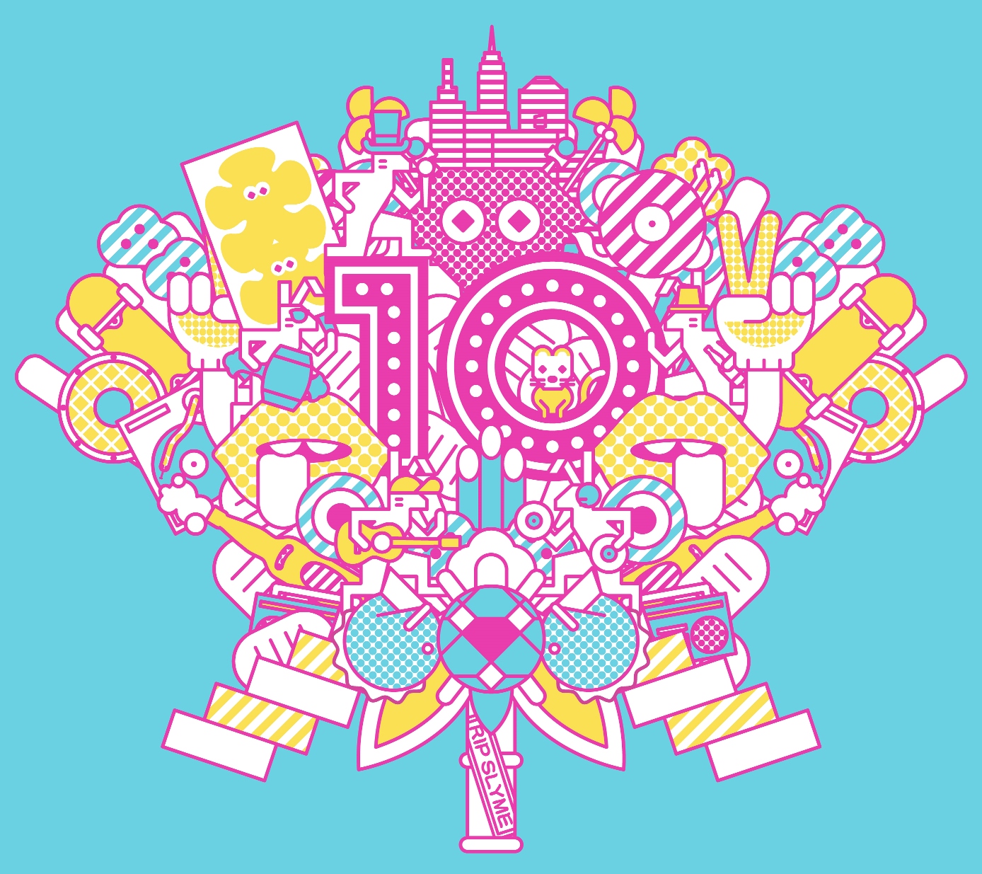 RIP SLYME「10」初回プレス分ジャケット