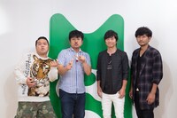 ダイノジとポルノグラフィティ。（写真提供：SME Records）