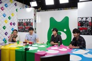 「ポルノグラフィティ×AmebaFRESH!Studio『RHINOCEROS』リリース記念特番」出演中のポルノグラフィティ。（写真提供：SME Records）