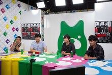 「ポルノグラフィティ×AmebaFRESH!Studio『RHINOCEROS』リリース記念特番」出演中のポルノグラフィティ。（写真提供：SME Records）