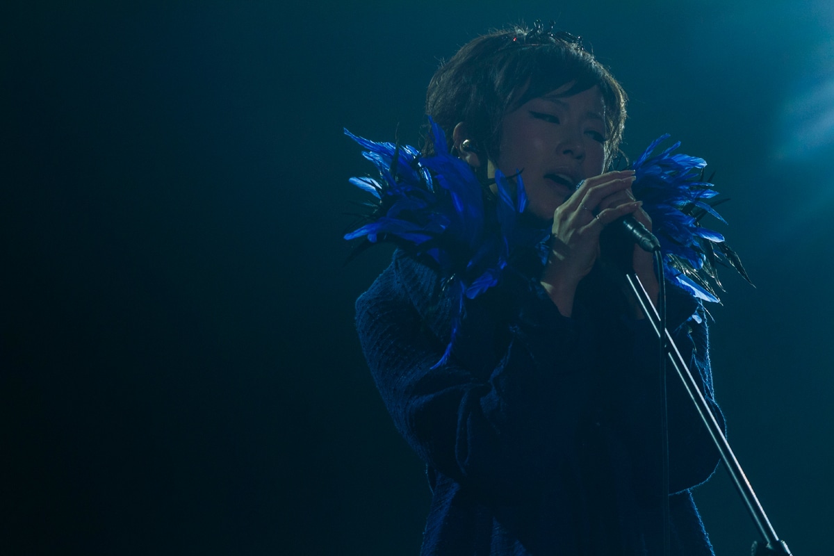 台湾・台北南港展覧館で行われた「椎名林檎 (生)林檎博'15 -垂涎三尺-」の様子。 （撮影：荒井俊哉）