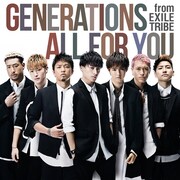 GENERATIONS from EXILE TRIBE「ALL FOR YOU」CD+DVD盤ジャケット