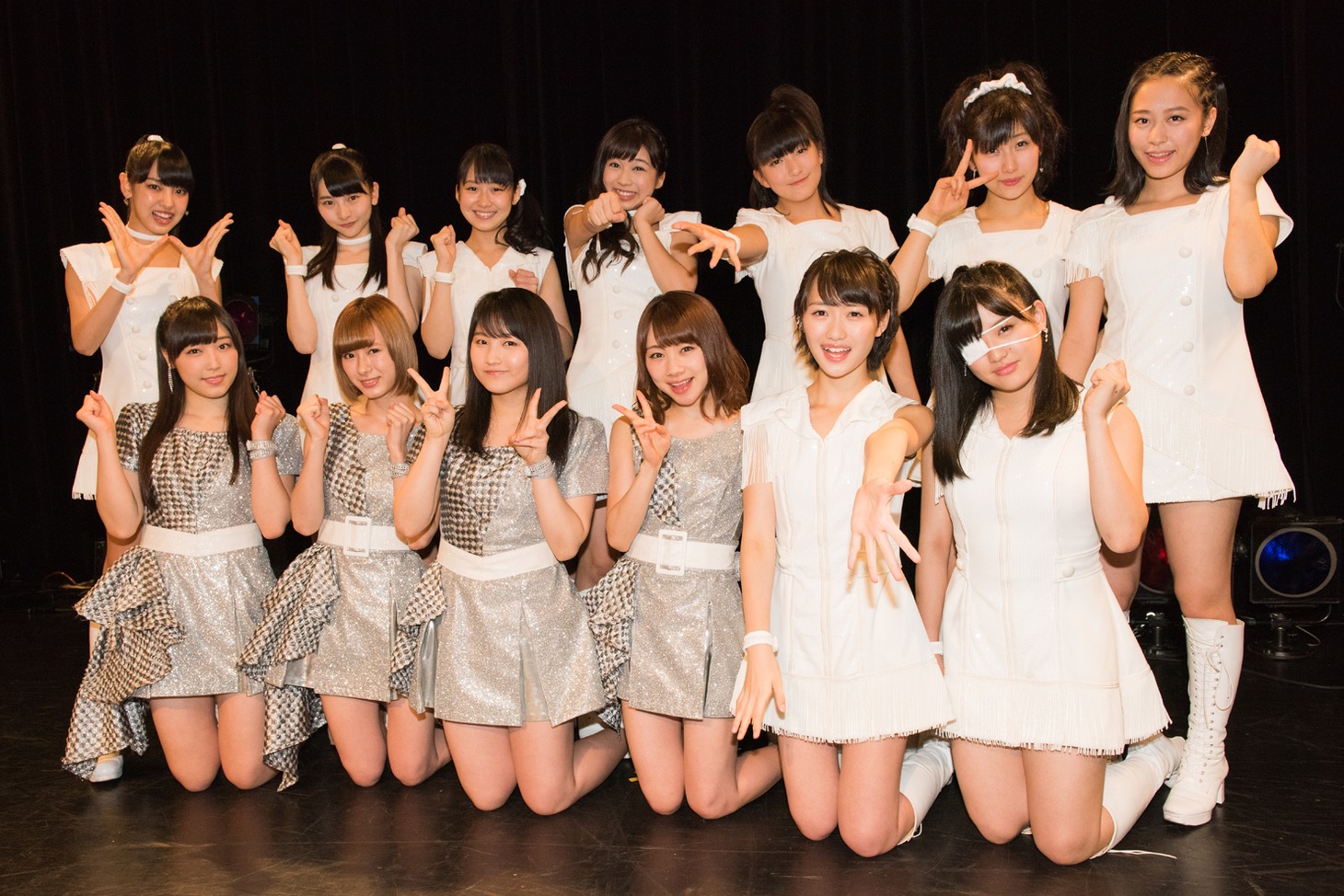ニューシングル発売記念イベントに登場したモーニング娘。'15。