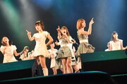 モーニング娘。'15によるライブ前のリハーサルの様子。