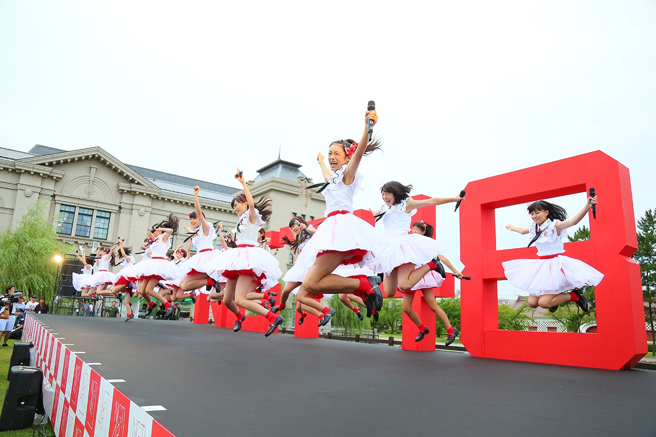 「NGT48 第1期生お披露目イベント」の様子。(c) AKS