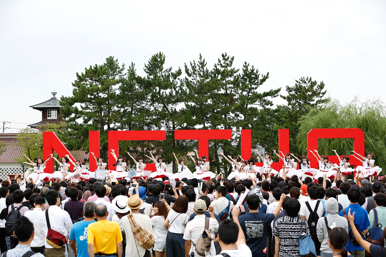 「NGT48 第1期生お披露目イベント」の様子。(c) AKS