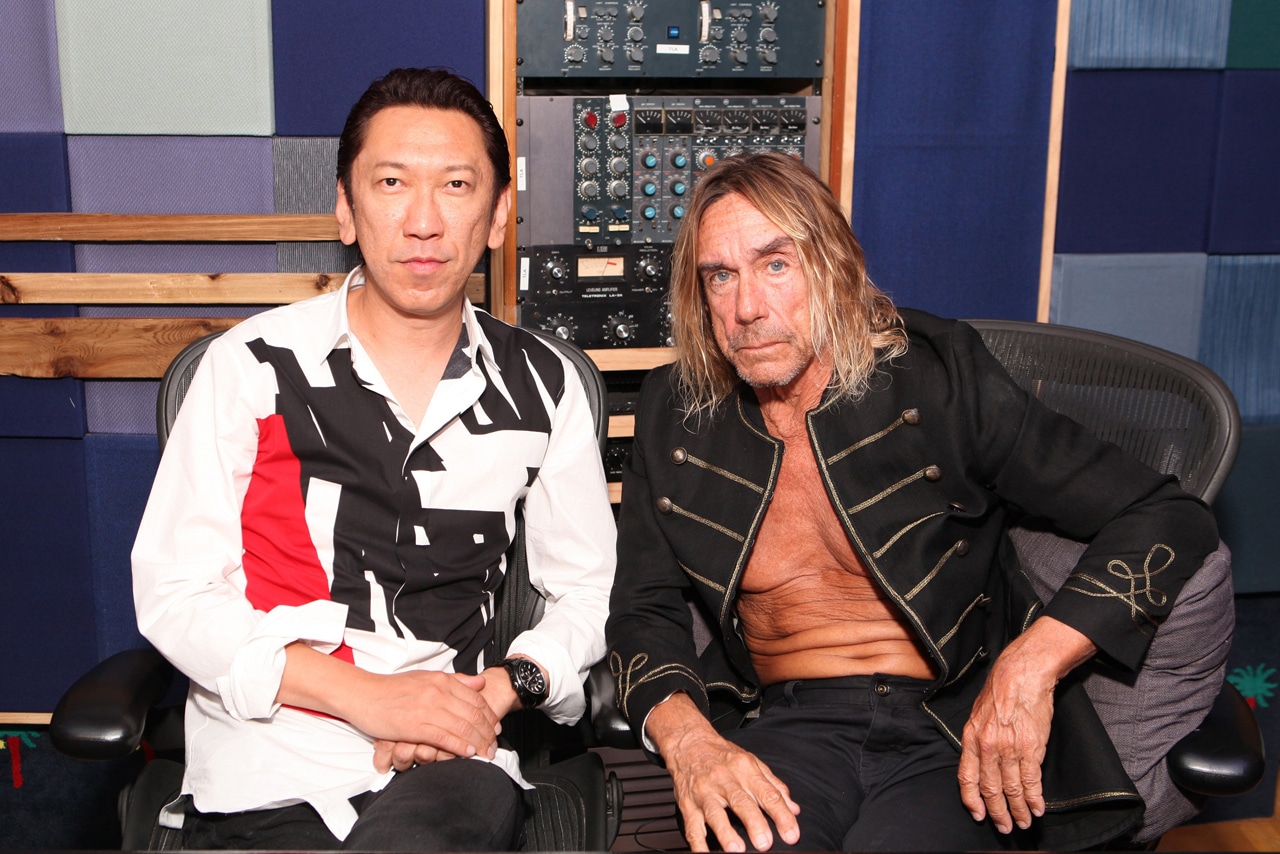 HOTEI（左）とイギー・ポップ（右）のツーショット。