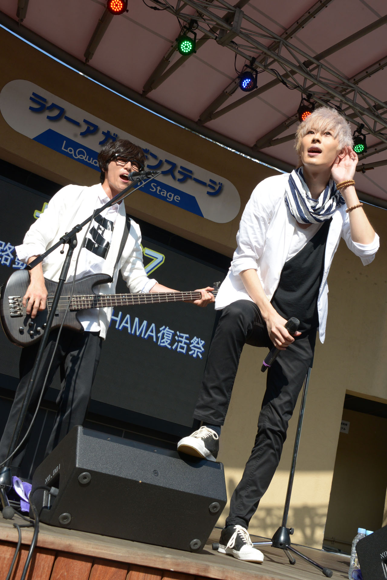 HIROKIとHAMA。
