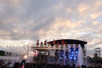 私立恵比寿中学「エビ中 夏のファミリー遠足 略してファミえん in 長岡2015」の様子。