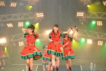 キャノン砲でズブ濡れになるエビ中。