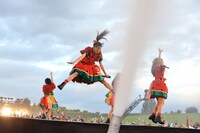 「ファミえん」に初めて導入された強烈なジェット噴水。