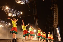 私立恵比寿中学「エビ中 夏のファミリー遠足 略してファミえん in 長岡2015」の様子。