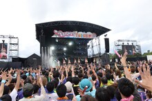 私立恵比寿中学「エビ中 夏のファミリー遠足 略してファミえん in 長岡2015」の様子。