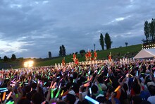 私立恵比寿中学「エビ中 夏のファミリー遠足 略してファミえん in 長岡2015」の様子。