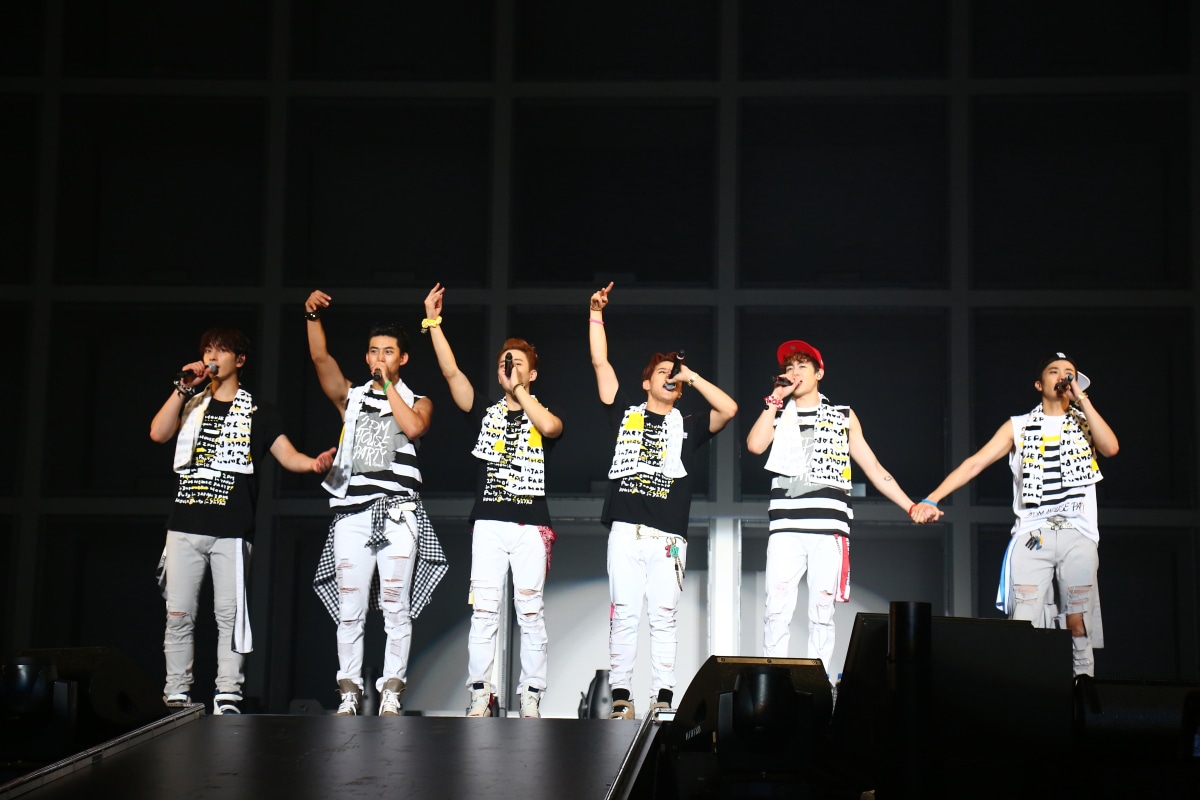 「2PM CONCERT "HOUSE PARTY in Japan"」の様子。（写真提供：EPICレコードジャパン）