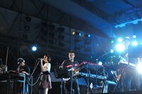 「WORLD HAPPINESS 2015」でのMETAFIVEのライブの様子。