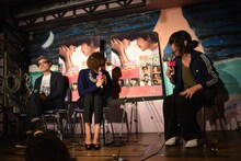 左から田口トモロヲ、光宗薫、峯田和伸（銀杏BOYZ）。