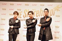 岩田剛典、登坂広臣、小林直己が登場した様子。