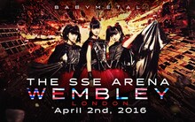 BABYMETALウェンブリーアリーナ公演告知ビジュアル