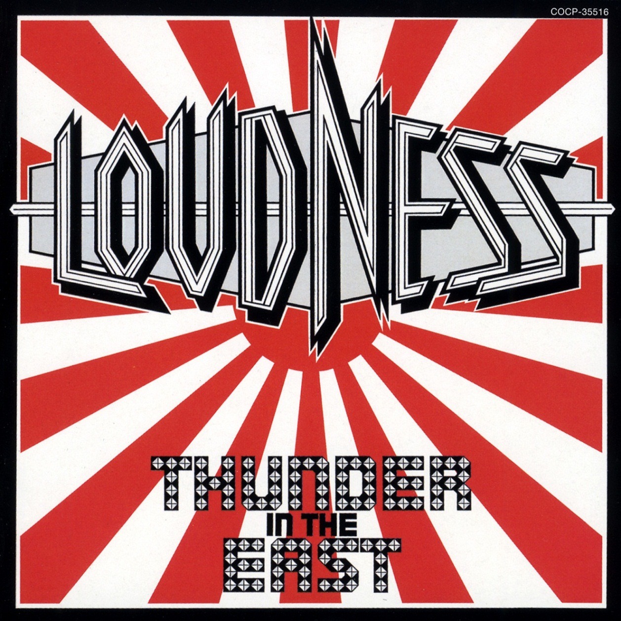 1985年発表のLOUDNESS「THUNDER IN THE EAST」ジャケット。