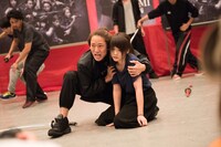 川栄李奈による舞台「AZUMI 幕末編」公開舞台稽古の様子。