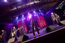 「JOIN ALIVE 2015」出演時のPOTSHOT。（撮影：柴田恵理）