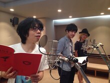 WHITE ASHのアフレコシーン。