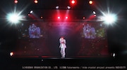 hideホログラフィックライブの様子。