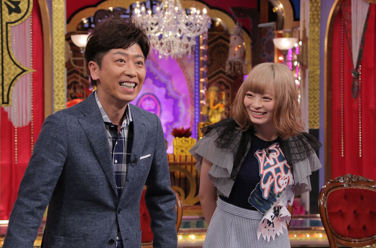 「徳井と後藤と麗しのSHELLYが今夜くらべてみました」のワンシーン。(c)日本テレビ