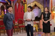 左から後藤輝基（フットボールアワー）、徳井義実（チュートリアル）、SHELLY。(c)日本テレビ