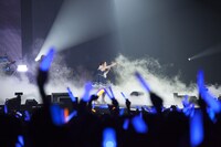 「Animelo Summer Live 2015 -THE GATE-」のステージで熱唱する西沢幸奏。（写真提供：フライングドッグ）