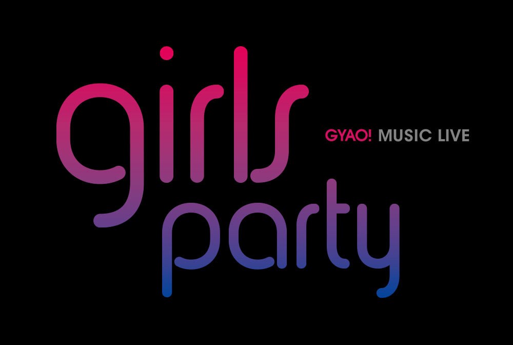 「GYAO! MUSIC LIVE Girls Party」ロゴ