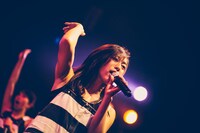 8月27日に行われた「Amazing Battle Royal」でのひめキュンフルーツ缶のステージ。（撮影：西槙太一）