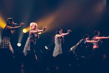 8月27日に行われた「Amazing Battle Royal」でのベイビーレイズJAPANのステージ。（撮影：西槙太一）