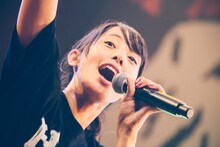 8月27日に行われた「Amazing Battle Royal」でのひめキュンフルーツ缶のステージ。（撮影：西槙太一）