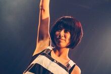 8月27日に行われた「Amazing Battle Royal」でのひめキュンフルーツ缶のステージ。（撮影：西槙太一）