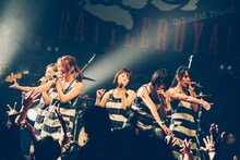 8月27日に行われた「Amazing Battle Royal」でのひめキュンフルーツ缶のステージ。（撮影：西槙太一）